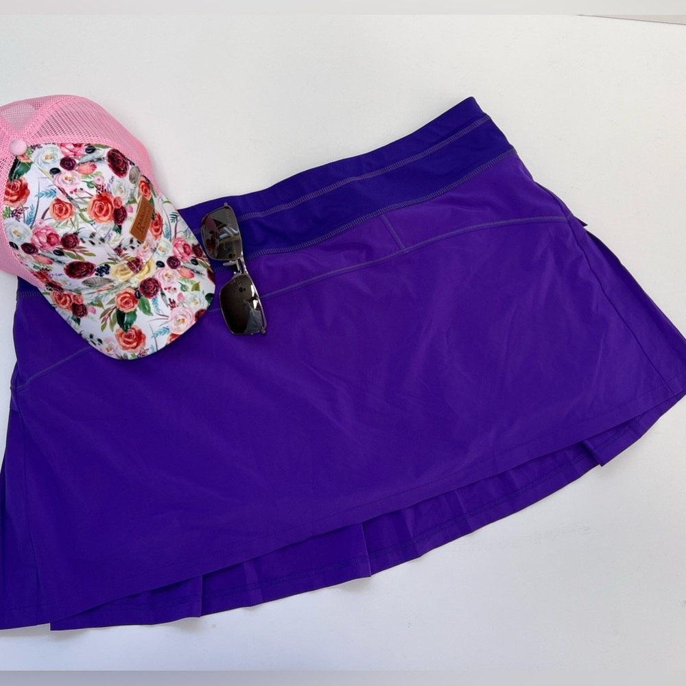Athleta RunAround Pleated Mini-Skort